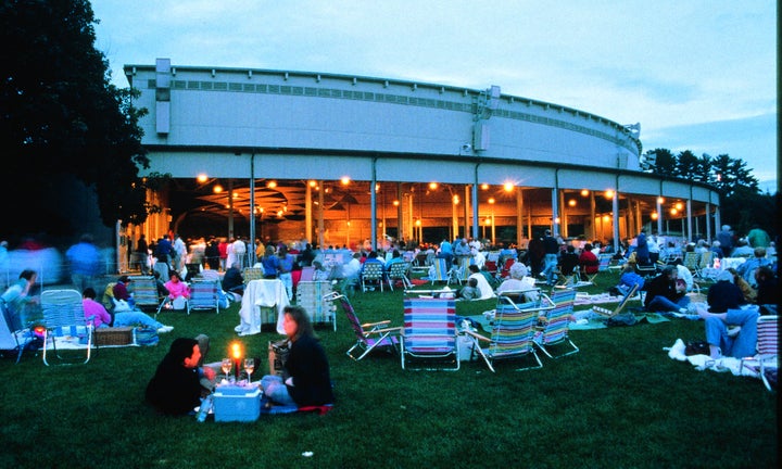 Tanglewood at dusk