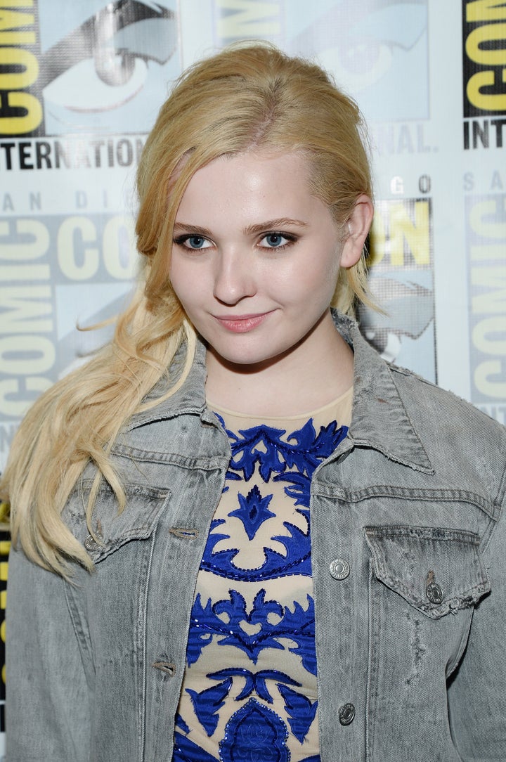 Abigail Breslin at the "Scream Queens" press line at Comic-Con in California in 2016.