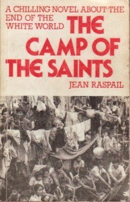 The cover of this English translation of The Camp of the Saints calls it