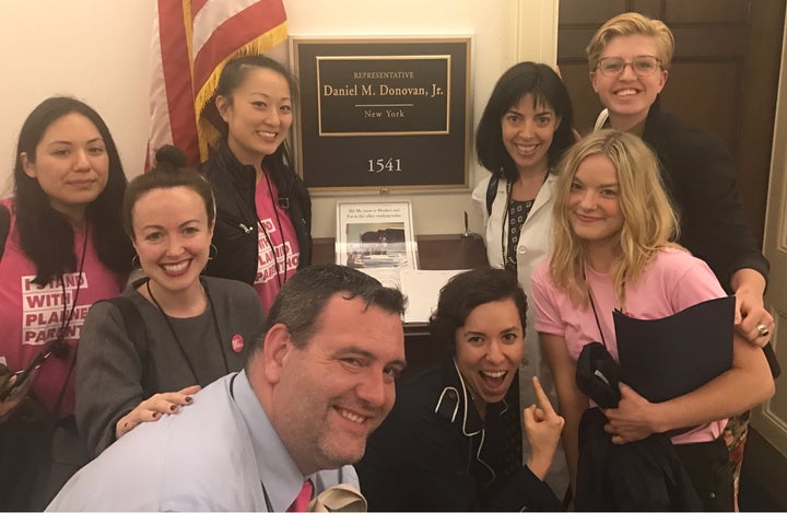 <p>PPNYC at the office of Congress Member Dan Donovan, to talk about the importance of funding for PP</p>