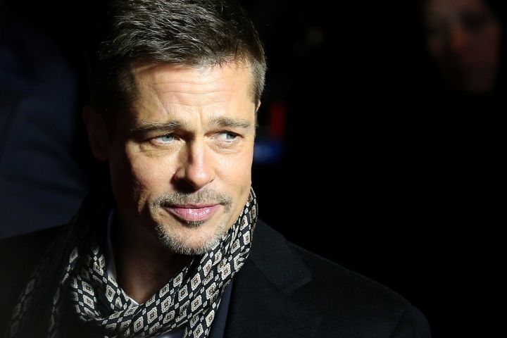 Brad Pitt arrives at the premiere of "Allied" in November.