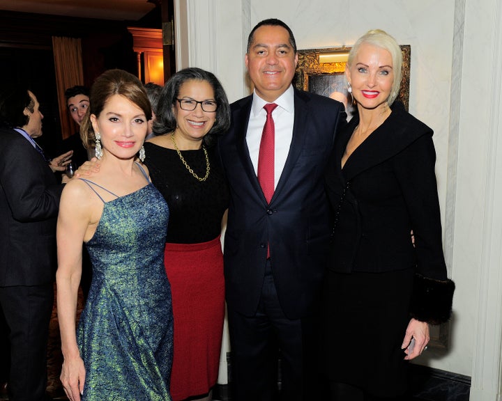  Jean Shafiroff, Elsie McCabe Thompson, Don Peebles, and Katrina Peebles  