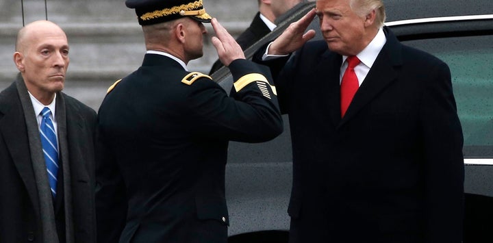 Who’s saluting whom?