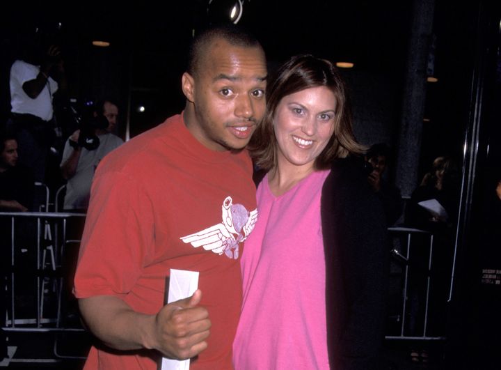 Donald Faison and Lisa Askey attend the "Evolution" premiere.