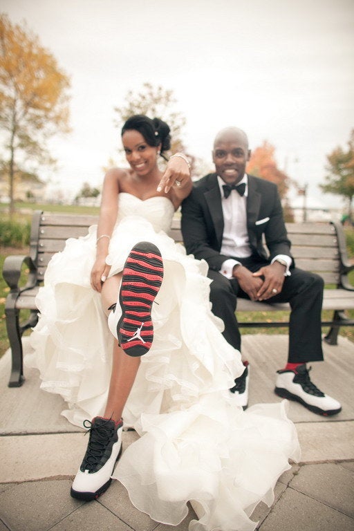 wedding outfit with sneakers