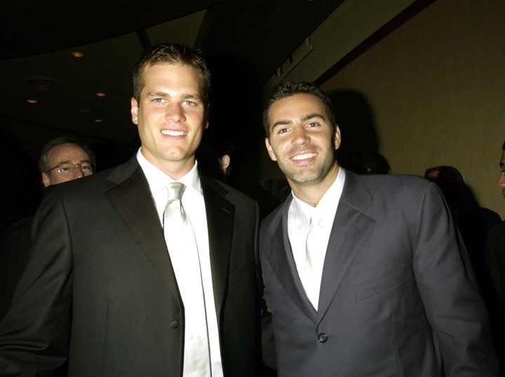 Tom Brady and Kurt Warner at the 2002 ESPY Awards. 