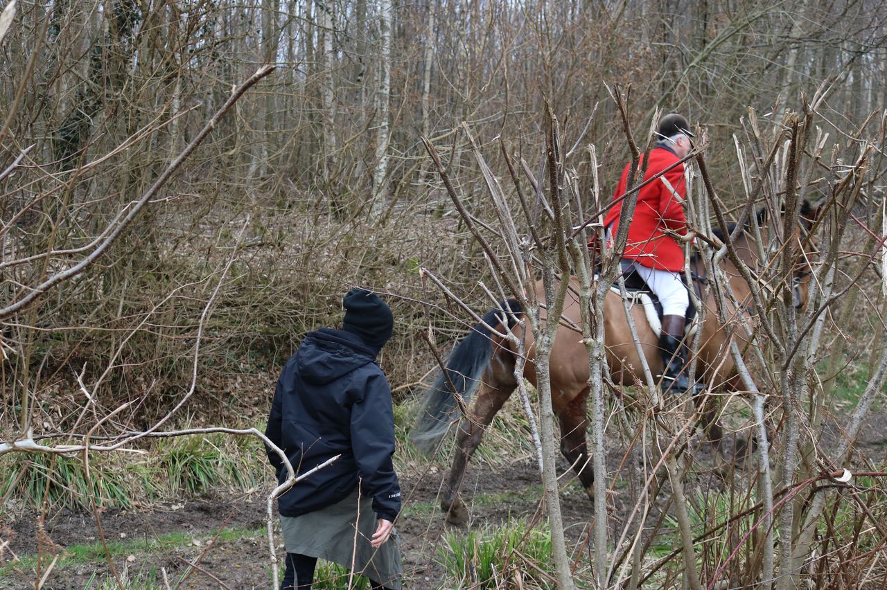 Some hunt sabs can get dangerously close to riders and their horses