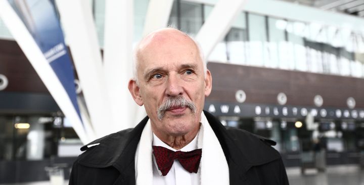 Janusz Korwin-Mikke said that women don't deserve equal pay because they are "weaker."
