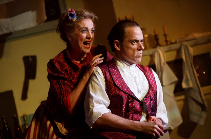 Siobhán McCarthy and Jeremy Secomb in Sweeney Todd
