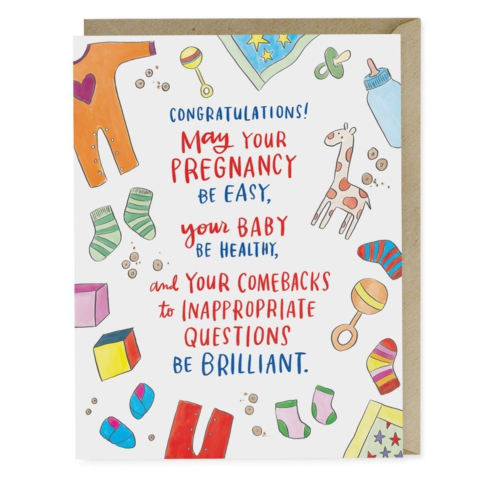 34 Hilariously Honest Cards For Pregnant Moms-To-Be