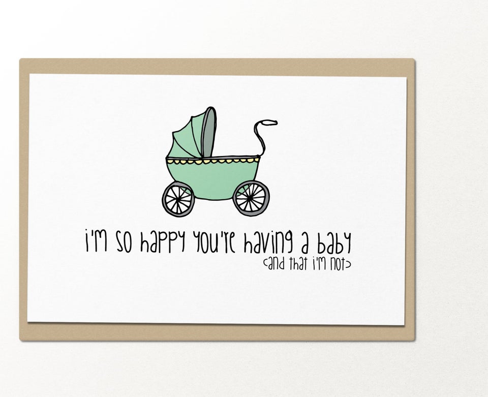 34 Hilariously Honest Cards For Pregnant Moms To Be Huffpost Life