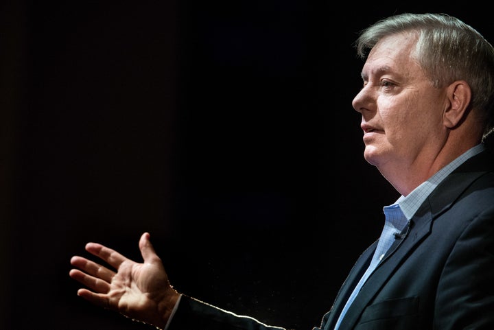 Sen. Lindsey Graham (R-S.C.) addressed Trump's baseless claim Saturday that former President Barack Obama had wiretapped Trum