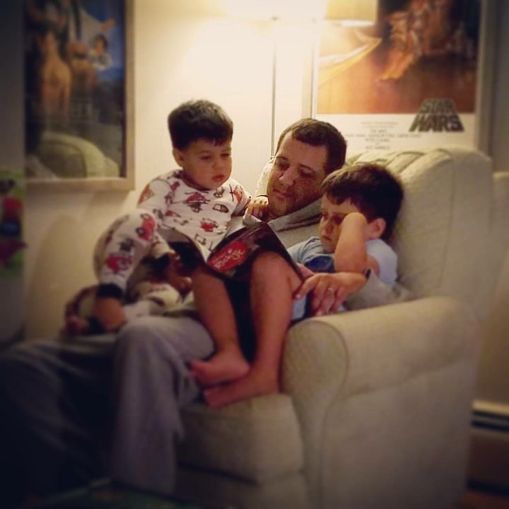 <p>Special family time for Matt and his two sons Kipp and Jp. He often wonders: “ How will they remember me?” </p>