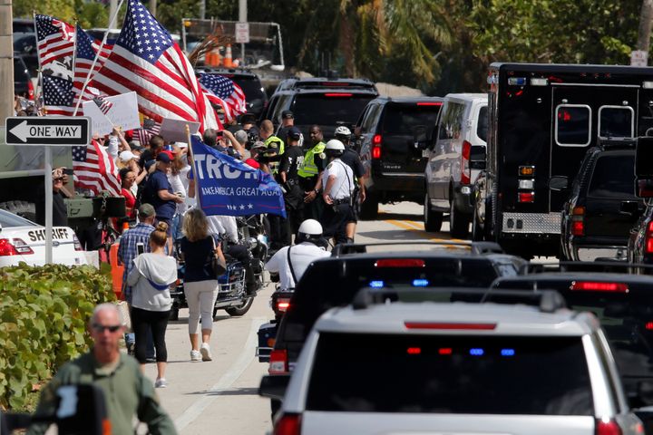 Trump held a rally on Saturday near to West Palm Beach and his Mar-a-Lago resort
