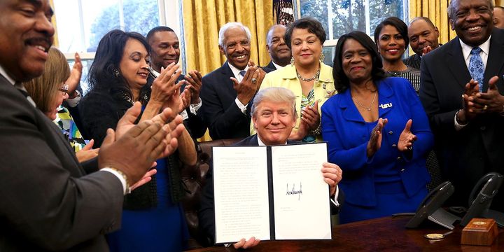 President Trump meets with HBCU Presidents
