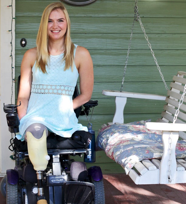 Aimee Copeland at home