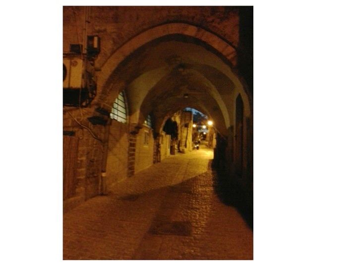 Jaffa Gate in Jaffa as the entryway to Jerusalem
