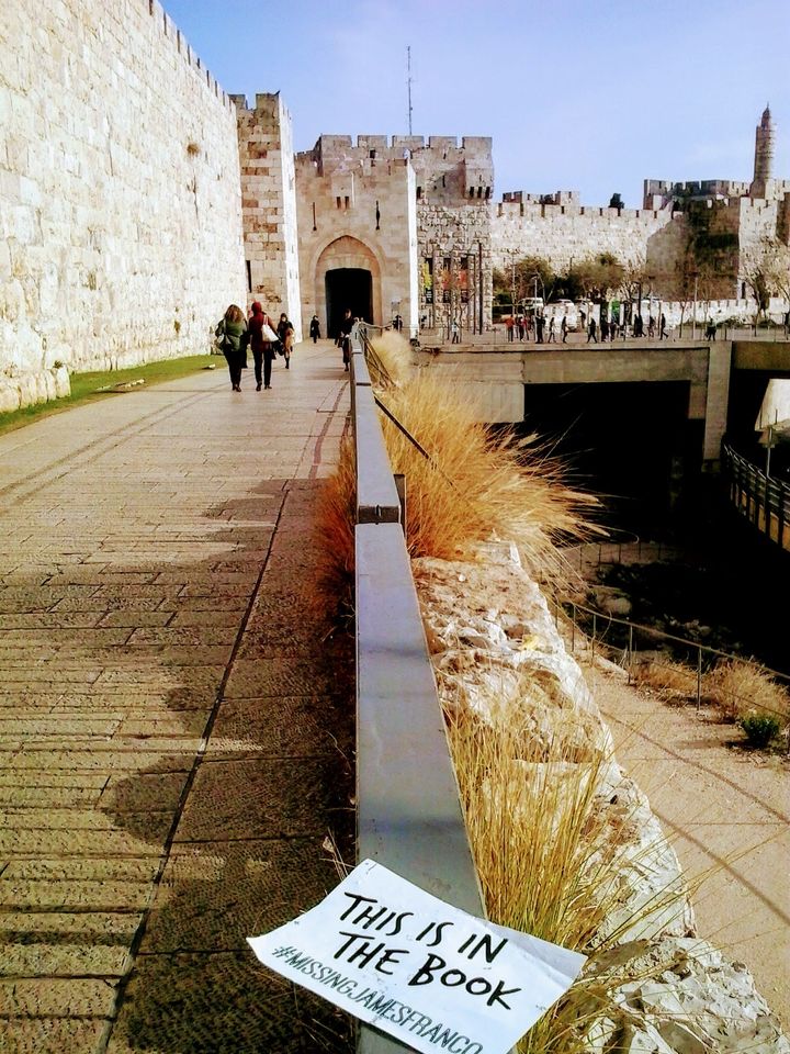 The passage to the Jaffa Gate of Jerusalem.