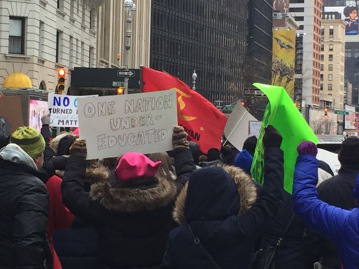 March 4 protest in Manhattan