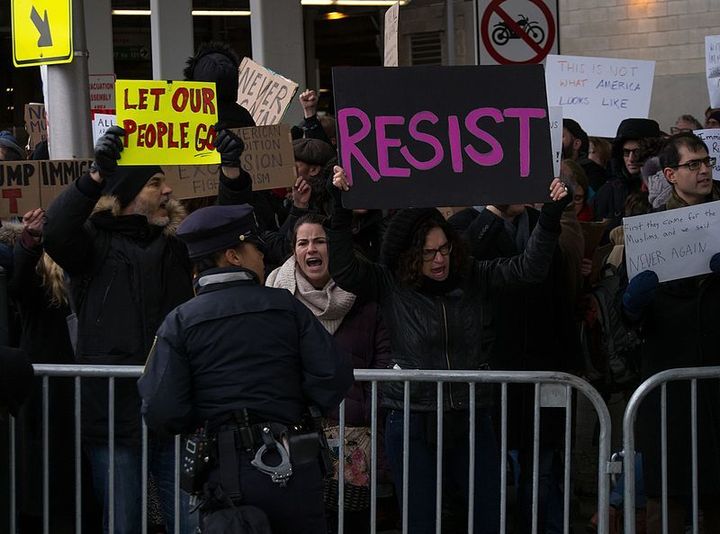 After the Trump travel ban was announced, thousands gathered at airports across the country to resist.