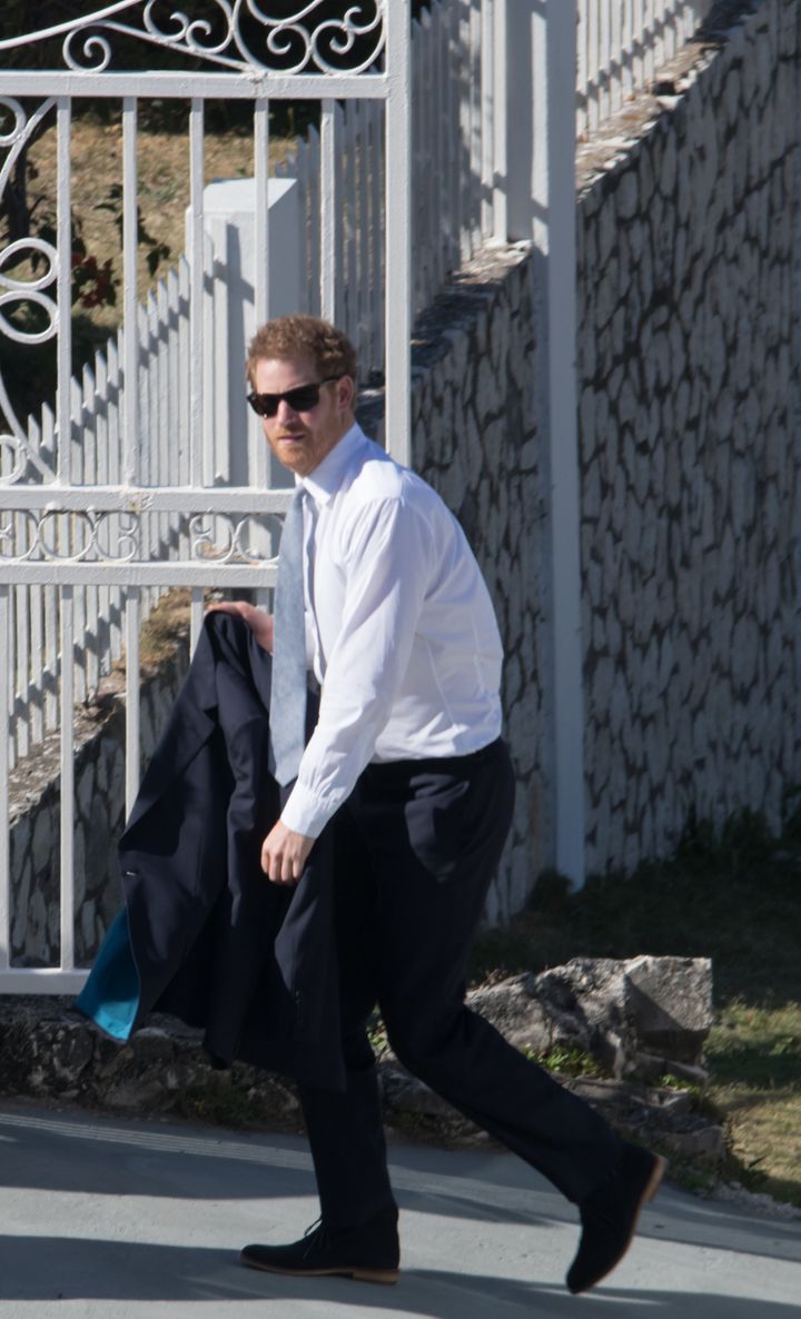 The wedding program showed that Prince Harry - written Harry Wales - was one of 14 ushers.