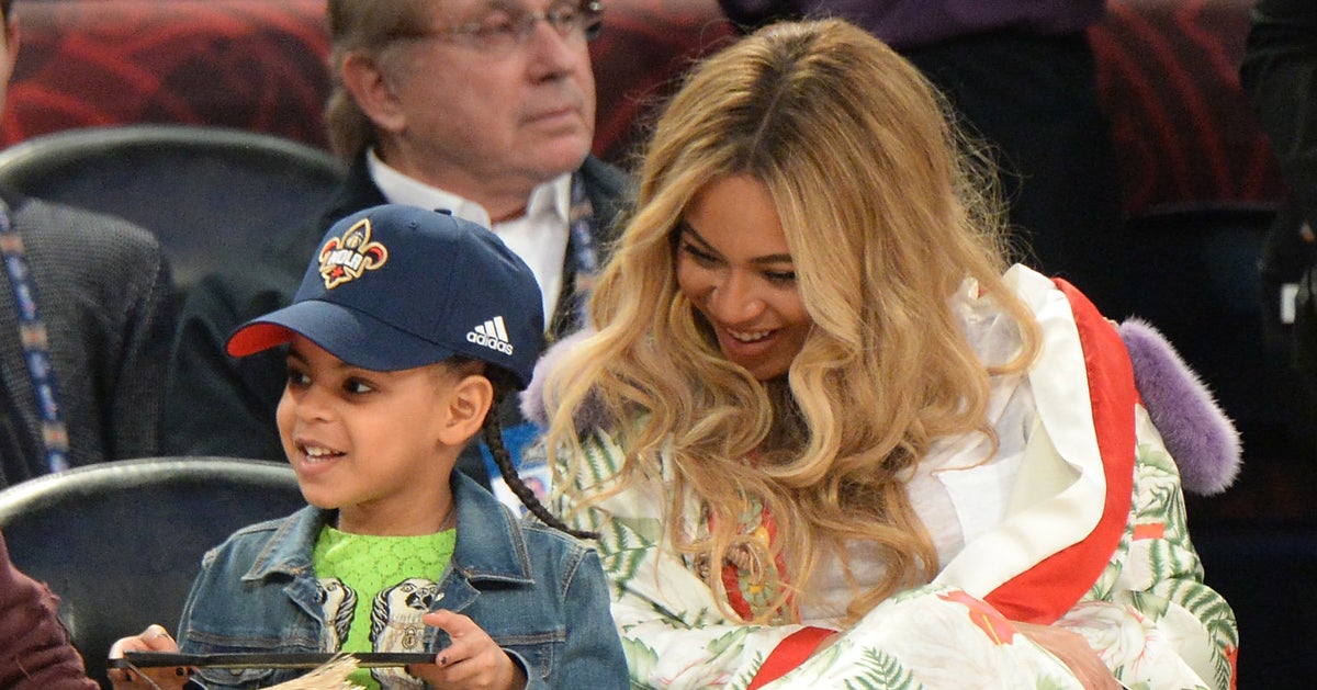 Beyoncé And Blue Look Straight Out Of A Fairy Tale At 'Beauty And The ...