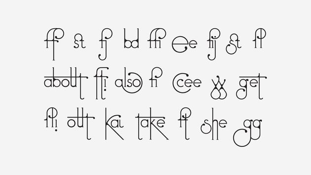 Futuracha Pro, la original tipografía que cambia según se escribe el