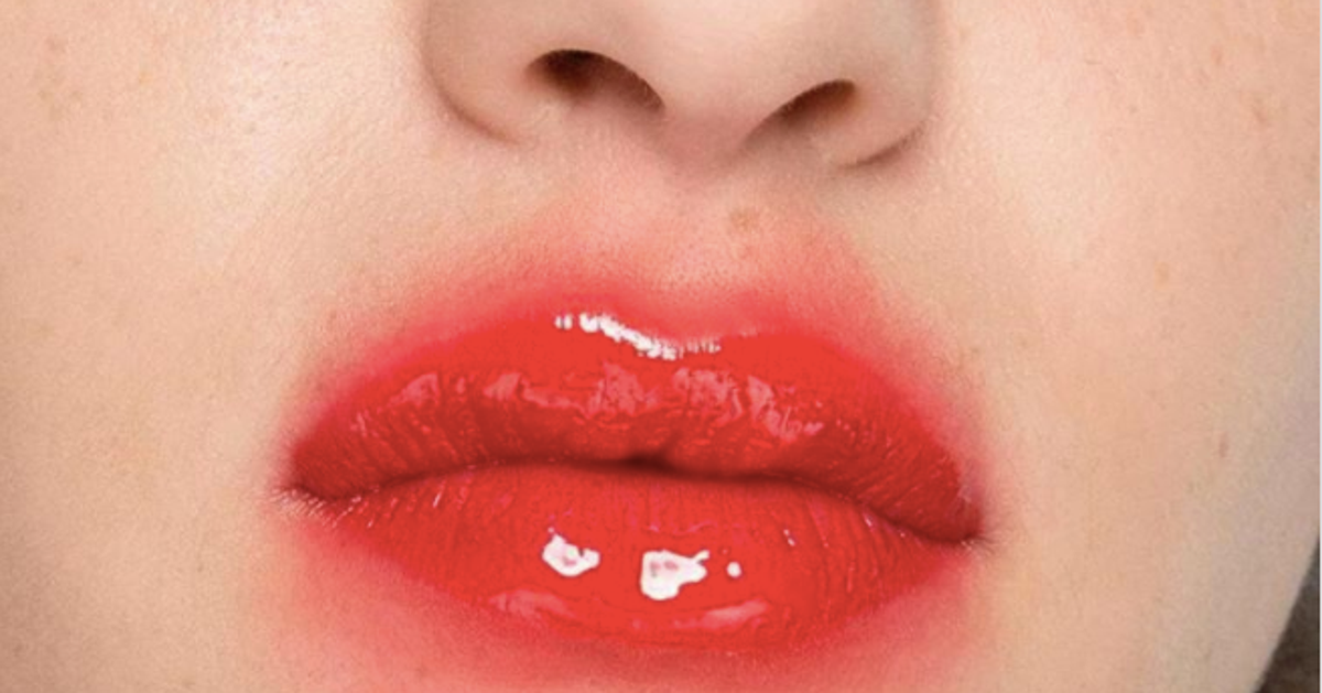 This New 'Lollipop Lipstick' Trend Just Looks Like A Terrible Mistake