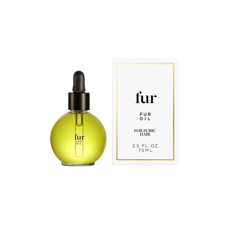 Fur Oil "softens pubic hair and clears pores for fewer ingrowns," according to its website.