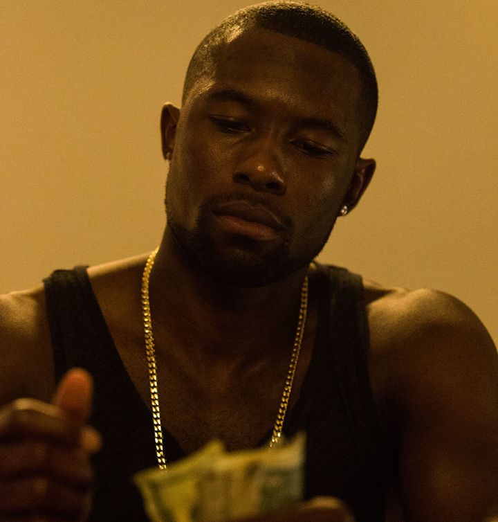 Trevante Rhodes as Black in the motion picture "Moonlight."