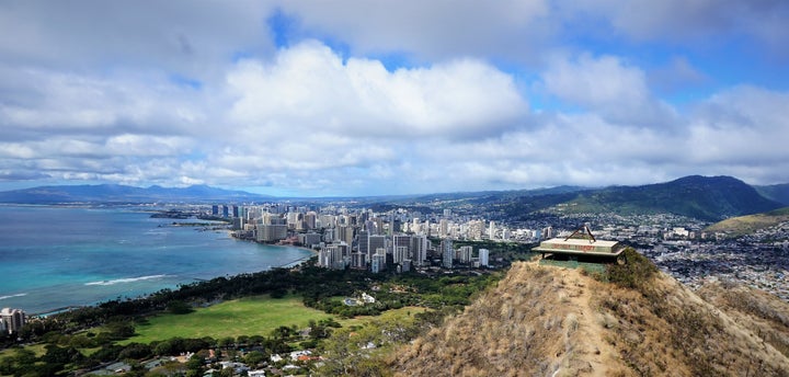 <p>The current view from Diamond Head</p>