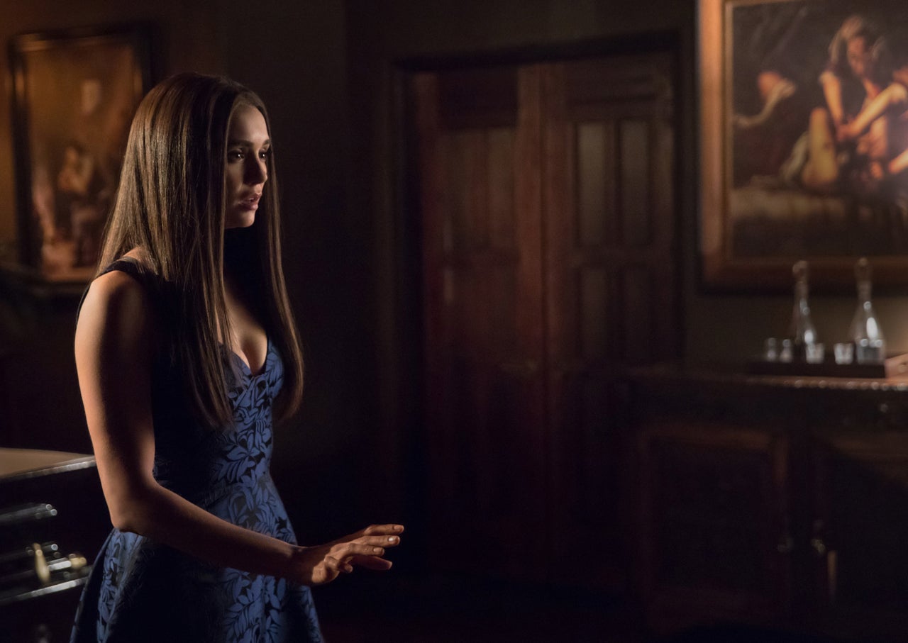 Nina Dobrev returns as Elena on "The Vampire Diaries."