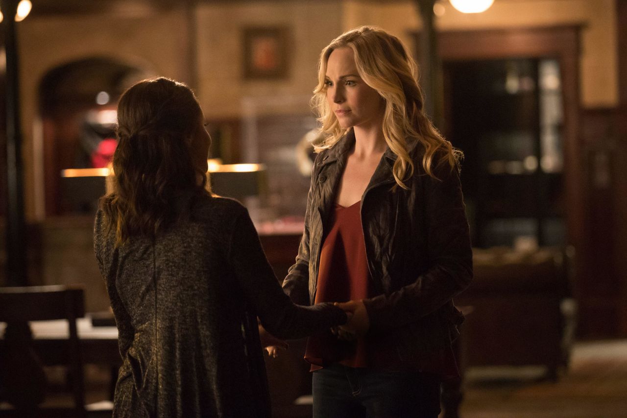 Candice King as Caroline on "The Vampire Diaries." 