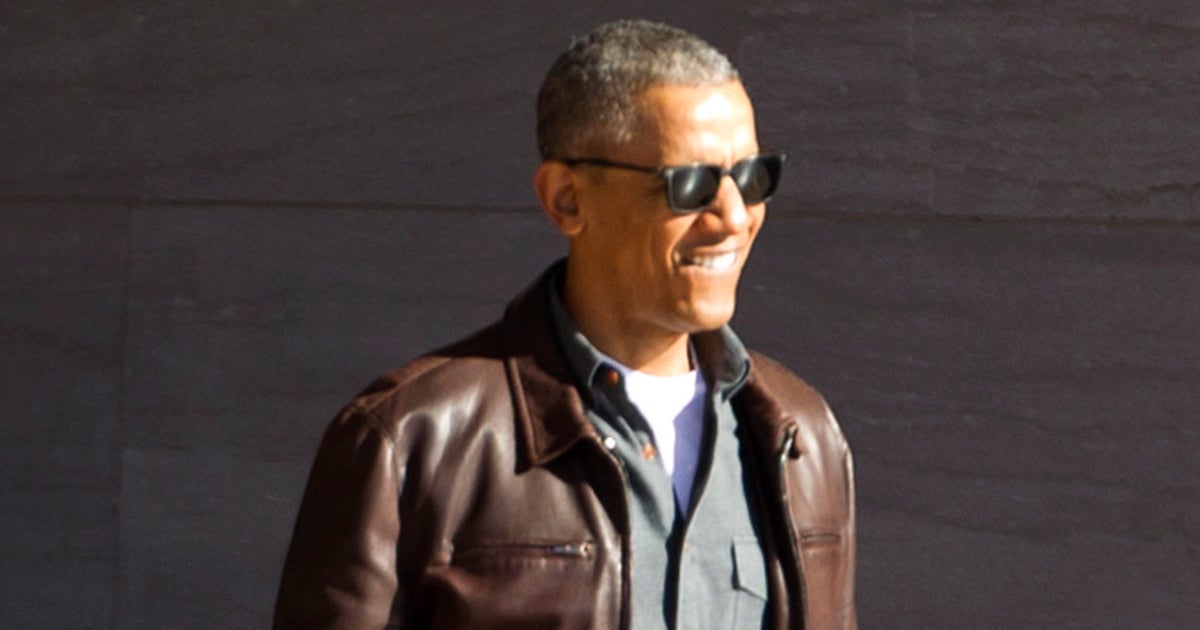 Barack Obama Doesn't Look Too Worried About Life In This Leather Jacket ...