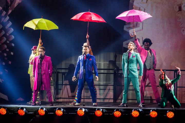 Take That on their most recent arena tour