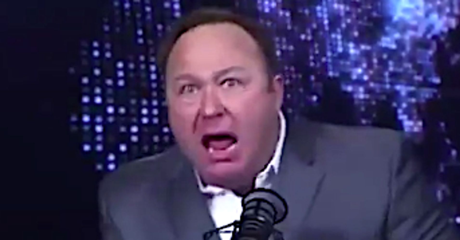 Montage Of Alex Jones Freaking Out, Then Apologizing Is Strangely