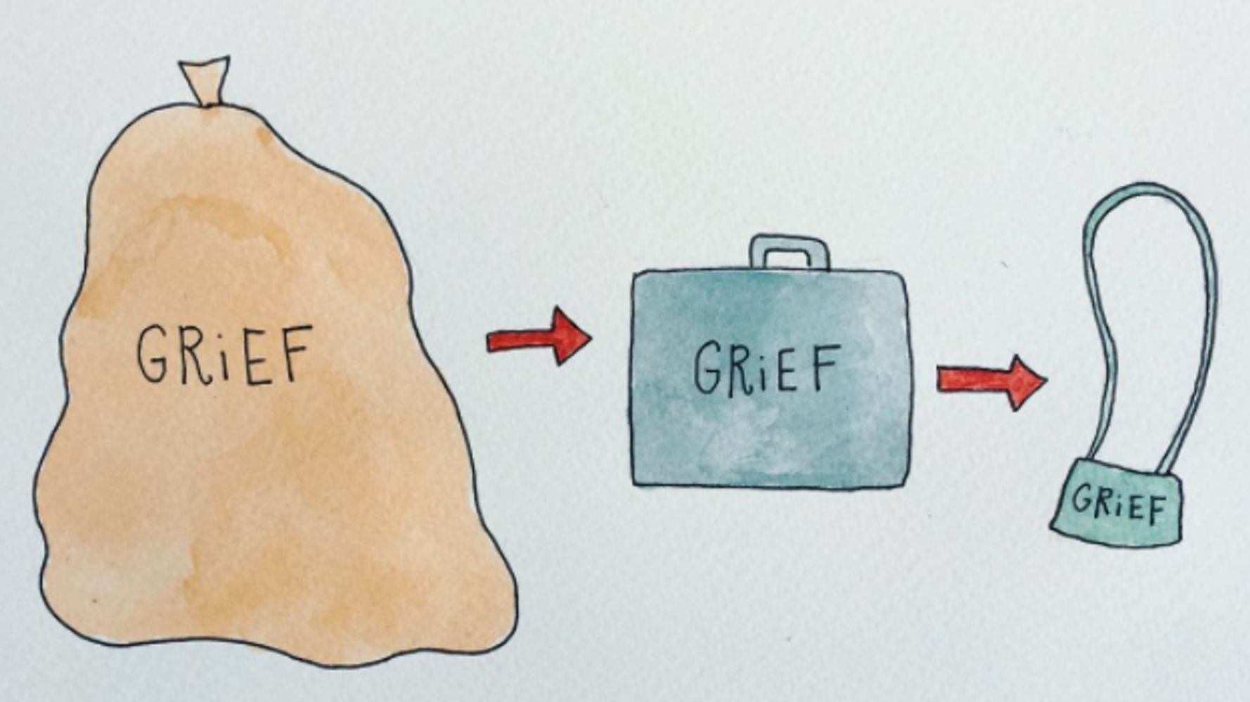 Artist Navigates Grief With Simple Yet Relatable Drawings About Life After Loss Huffpost Australia Life