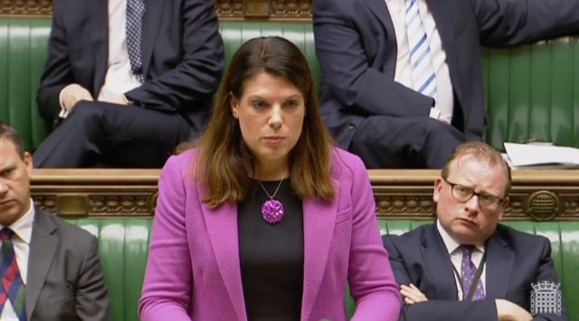 Work and Pensions Minister Caroline Nokes