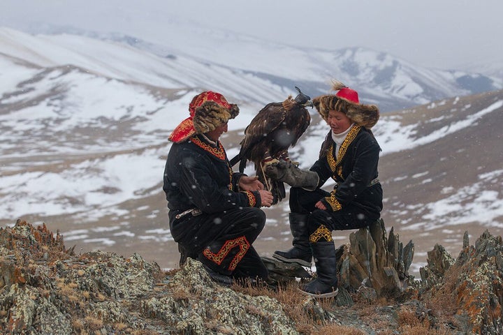 Nurgaiv & Aisholpan with White Wings