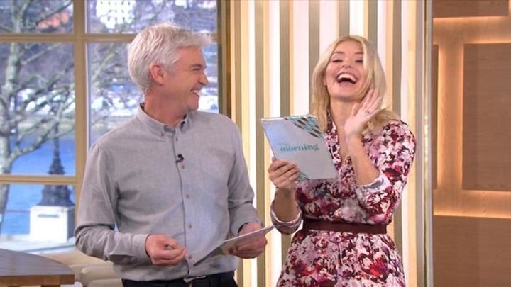 Holly Willoughby had a slip of the tongue on 'This Morning'