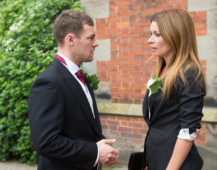 Rob was rumbled by Carla 