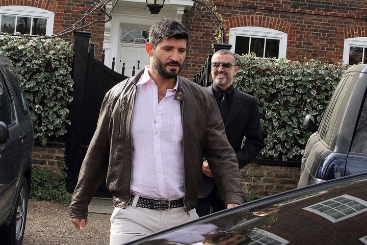 George Michael and Fadi Fawaz pictured together in 2012
