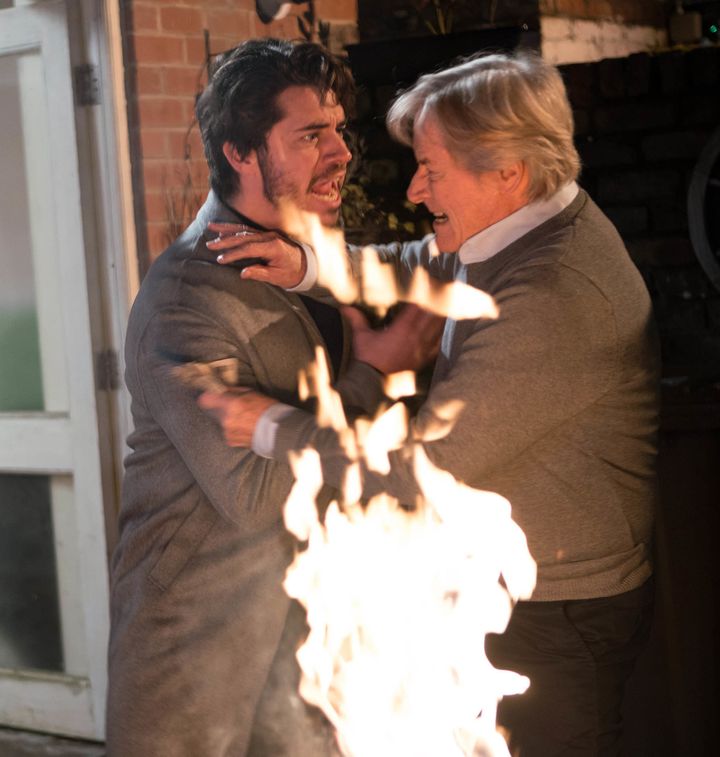 Adam has clashed with Ken on a number of occasions since returning to Weatherfield 