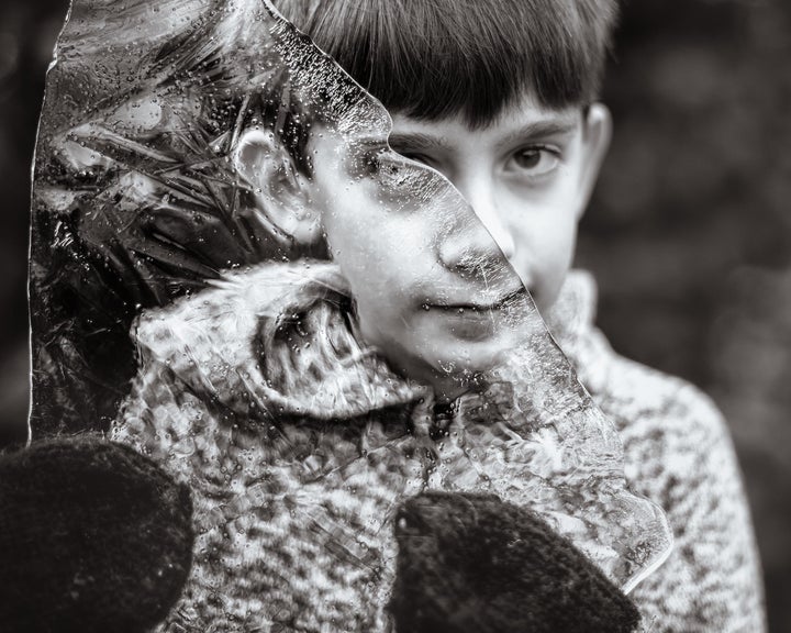 Sometimes, Miller-Wilson will put a barrier like ice between her and her son. She said "it’s easier for him to make eye contact" in photos like that.