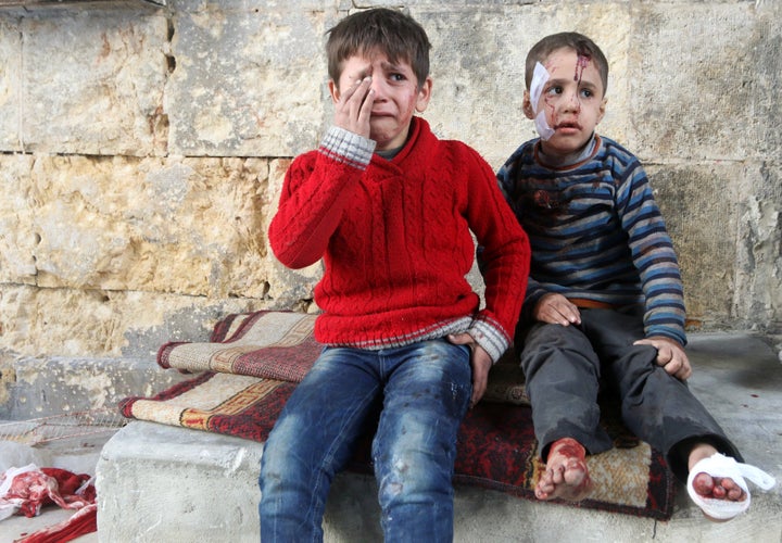 Some 5.8 million children in Syria are currently in need of humanitarian aid.