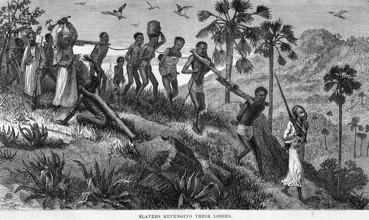 Central African Slave Coffle From 1865, Journal of David Livingston, University of Virginia Digital Library