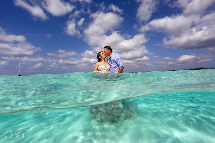 El Cielo is a sandbar off the coast of Cozumel, only accessible by boat.