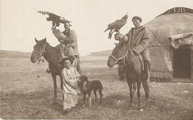 Kazakh Eagle Hunters, early 1900’s
