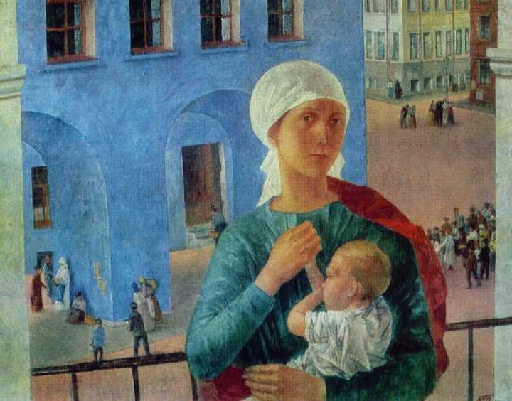 Kuzma Petrov-Vodkin. <em>Petrograd in 1918</em>, 1920 | Tretyakov Gallery, Moscow