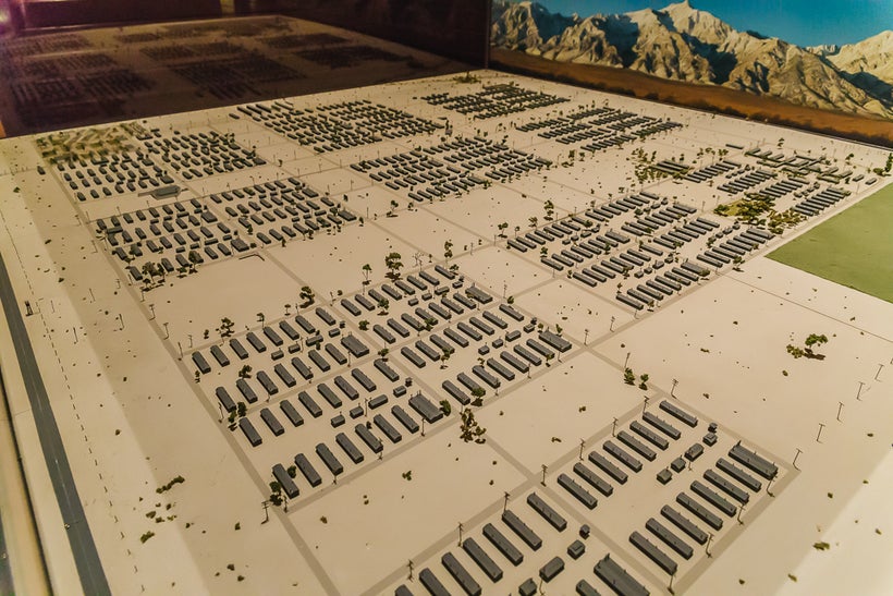 The 500-acre housing section was surrounded by barbed wire